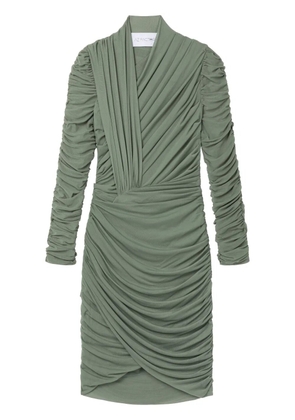 AZ FACTORY x Ester Manas draped mini dress - Green