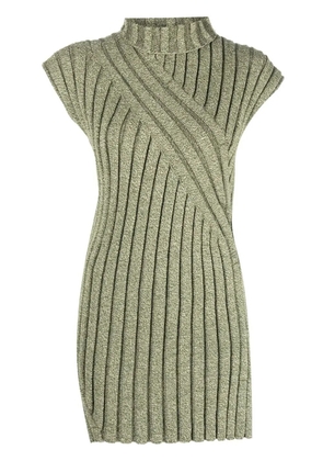 colville Twisted Rib tunic jumper - Green