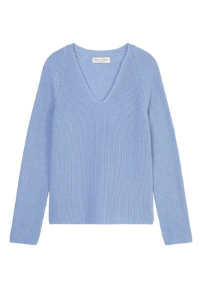 Marc O'Polo V-neck knitted sweater - Blue