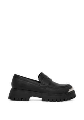 Just Cavalli logo-detail loafers - Black