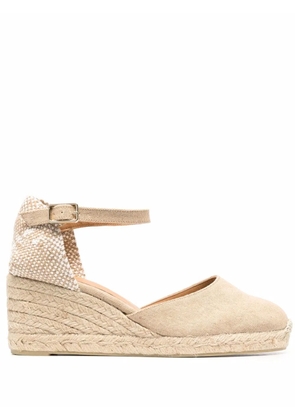 Castañer wedge-heeled espadrilles - Neutrals