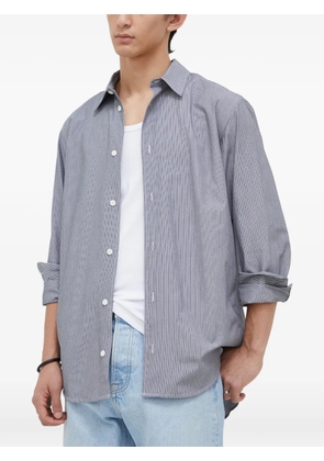 SAMSOE SAMSOE DAMON striped shirt - Grey