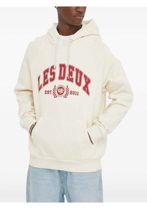 Les Deux graphic-print hoodie - Neutrals
