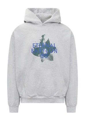 Babylon LA graphic print hoodie - Grey