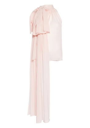 Isabel Sanchis sash-detail georgette top - Pink