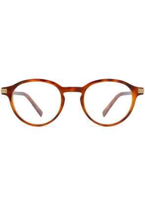 Zegna round-frame glasses - Brown