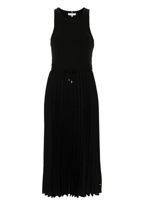 Tommy Hilfiger sleeveless pleated midi dress - Black
