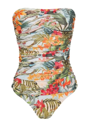 Lygia & Nanny floral-print swimsuit - Green