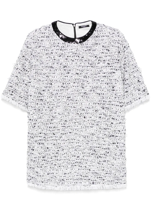 Balmain tweed top - White