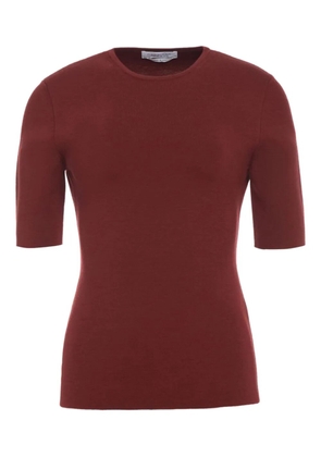 Gabriela Hearst ribbed crew-neck T-shirt - Red