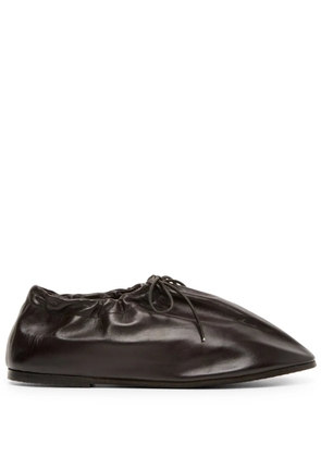 Marsèll Coltellaccio leather ballet flats - Brown