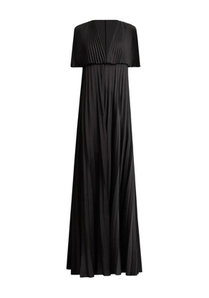 Gemy Maalouf pleated maxi dress - Black
