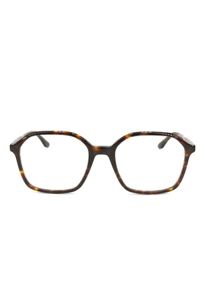 Peter And May tortoiseshell oversized-frame glasses - Brown