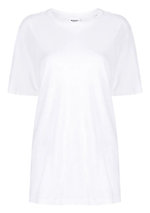 MARANT ÉTOILE Zewel linen T-shirt - White