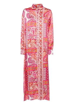 Bambah button down dress - Pink