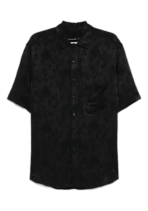 Song For The Mute floral-jacquard shirt - Black