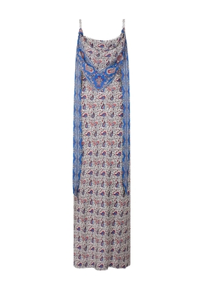 Rabanne paisley-print maxi dress - Neutrals