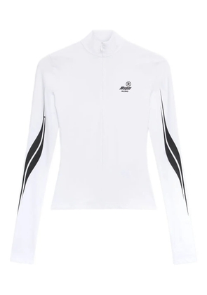 MSGM zip-fastening top - White