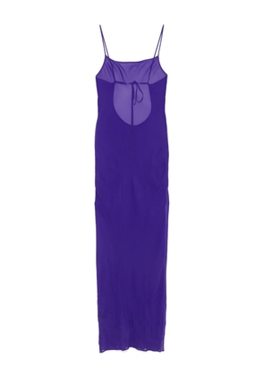 Maison Close Fever backless maxi dress - Purple