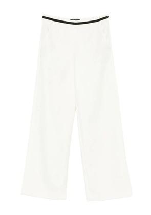 Maje ribbon-detail pants - Neutrals