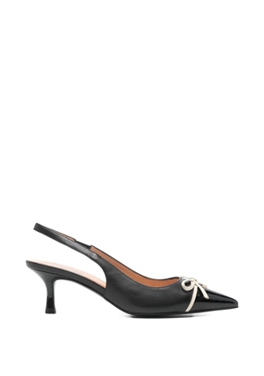 Love Moschino bow mules - Black