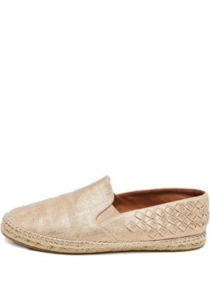 Bottega Veneta Pre-Owned Intrecciato espadrilles - Neutrals