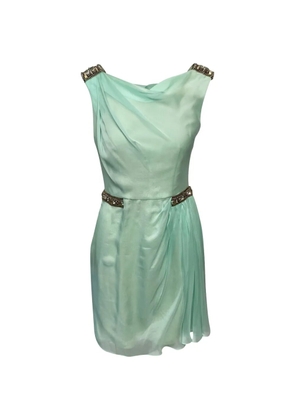 Matthew Williamson Vintage crystal-embellished mini dress - Green