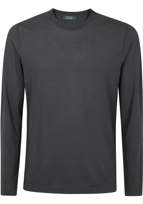 Zanone long-sleeve T-shirt - Grey