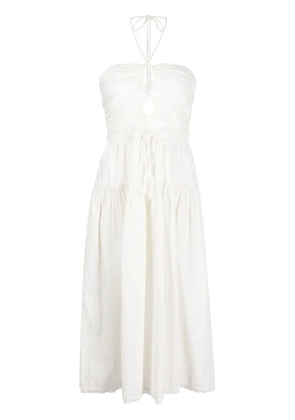 Ulla Johnson Ella halterneck midi dress - White