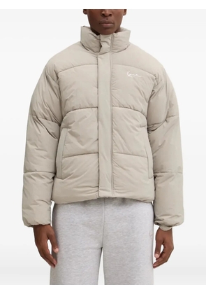 karl kani quilted puffer jacket - Neutrals