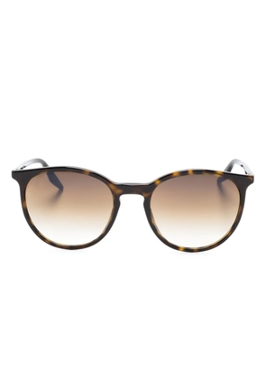 Ray-Ban tortoiseshell-effect round-frame sunglasses - Brown