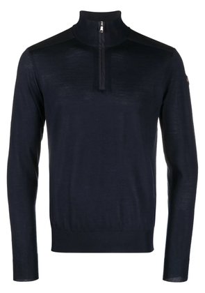 Paul & Shark logo-patch roll-neck jumper - Blue