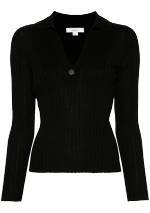 Vince Snap polo sweater - Black