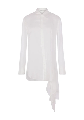 Yohji Yamamoto asymmetric shirt - White