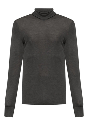 Hanro roll-neck long-sleeve sweater - Grey