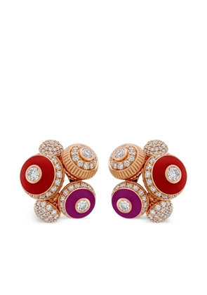 Aneka 18K recycled rose gold Poetry in Motion Rhapsody diamond earrings