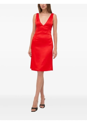 IVY OAK open-back sleeveless midi dress - Red
