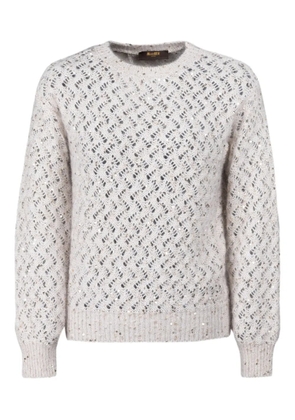 Moorer Cerami-Zlx sequin-embellished sweater - Neutrals