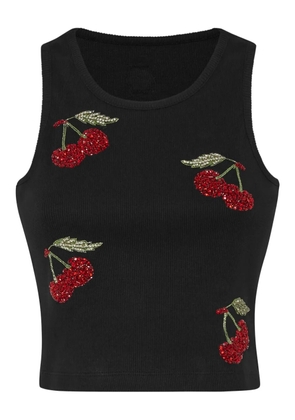 Philipp Plein crystal-embellished tank top - Black