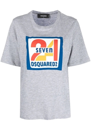 DSQUARED2 logo-print T-shirt - Grey