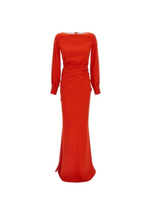 Elisabetta Franchi Red Carpet padded maxi dress