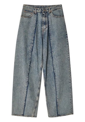 MM6 Maison Margiela wide-leg cotton jeans - Blue