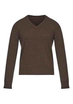 MM6 Maison Margiela V-neck wool sweater - Brown