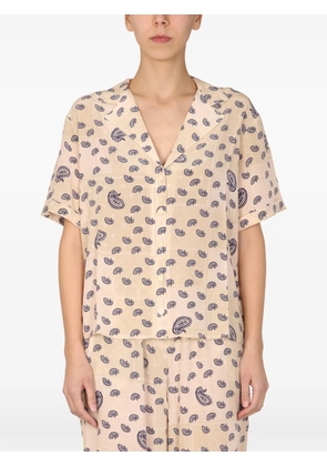 Être Cécile paisley short-sleeves shirt - Neutrals