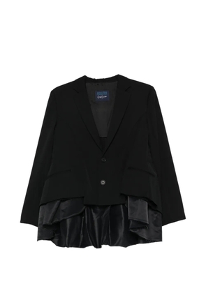 Yohji Yamamoto frayed blazer - Black