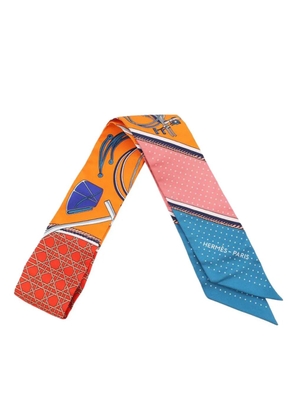 Hermès Pre-Owned 2017 Les Voitures a Transformation Silk Twilly Scarf scarves - Multicolour