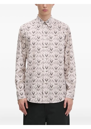 Paul Smith patterned long-sleeved shirt - Neutrals