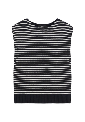 Weekend Max Mara striped knitted top - Blue