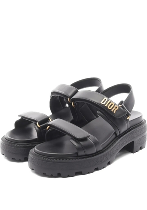 Christian Dior Pre-Owned 2020s Dioract platform sandals - Black