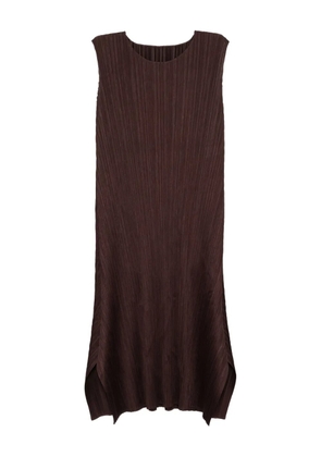 Pleats Please Issey Miyake Mc-July dress - Brown